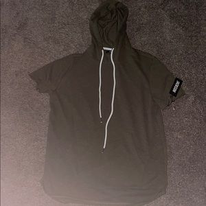 men’s shirt with hood